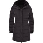Spindle Women's Quilted Winter Parka with Fur Hood