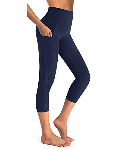 OUGES Womens High Waist Yoga Pants with Pockets