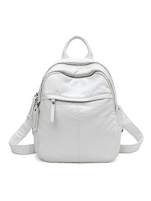 Women Soft PU Leather Small Backpack Fashion Daypack