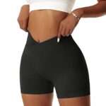 Vertvie Women's High Waist Seamless Biker Shorts