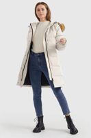 Orolay Women's Insulated Down Coat with Faux Fur Hood