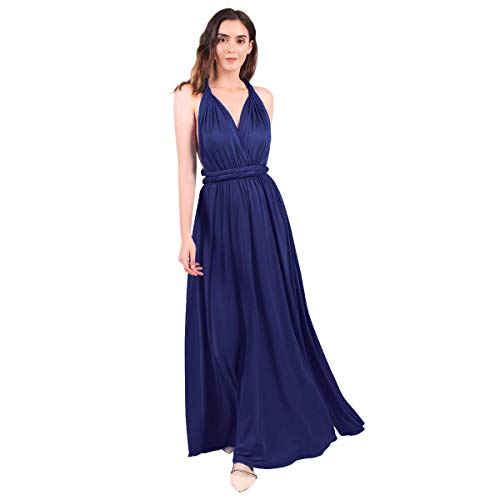 Women's Convertible Multi-Way Maxi Dress - Floor Length