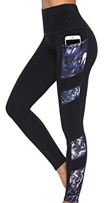 JOYSPELS Women's High Waisted Gym Leggings with Pockets