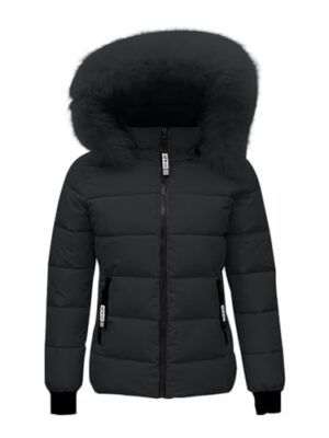 AMhomely Women's Hooded Quilted Winter Puffer Jacket