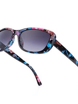 LVIOE Polarised Rectangular Sunglasses with UV Protection