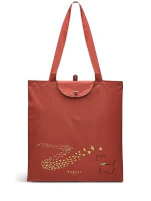 RADLEY Take Flight Foldaway Shopper Tote - Copper Pink