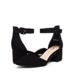 DREAM PAIRS Women's Court Shoes with Elastic Straps