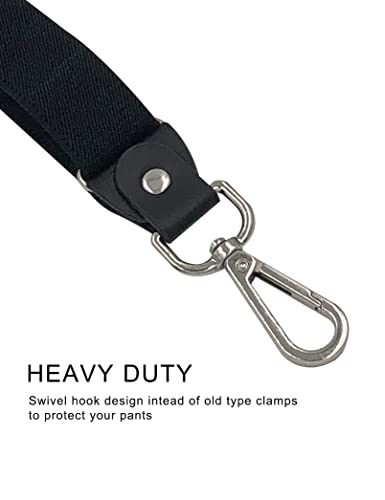 Ausukler 2.5 cm Elastic Braces with Carabiner Hook