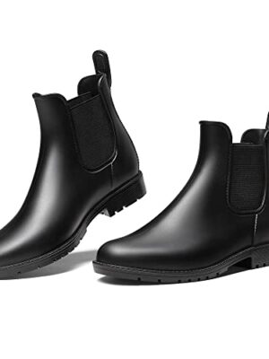 DREAM PAIRS Waterproof Ankle Chelsea Rain Boots