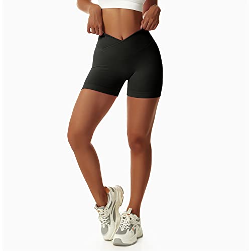 Vertvie Women's High Waist Seamless Biker Shorts