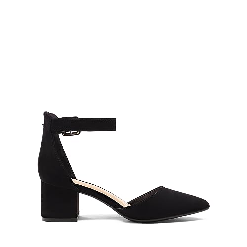 DREAM PAIRS Women's Court Shoes with Elastic Straps