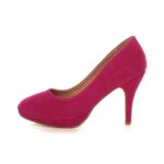 AJVANI Women's Mid Heel Platform Court Shoes