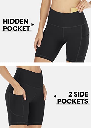 IUGA Women's High Waisted Tummy Control Gym Shorts