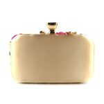 Jywmsc Women's Flower Clutch with Chain Strap