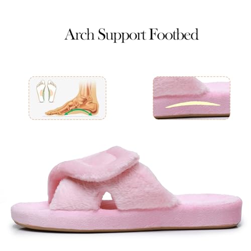 MISSRAIN Ladies Arch Support Memory Foam Slippers