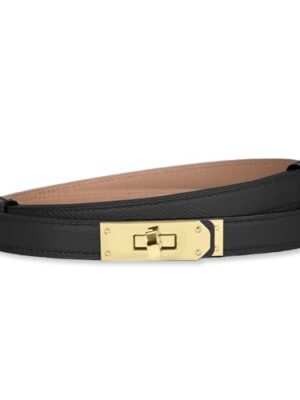 LumiSyne Women Skinny Leather Belt Adjustable Slim Waist