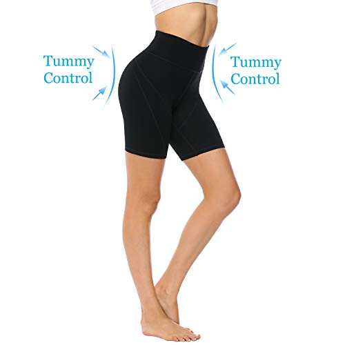 JOYSPELS Women's High Waisted Gym Shorts with Pockets