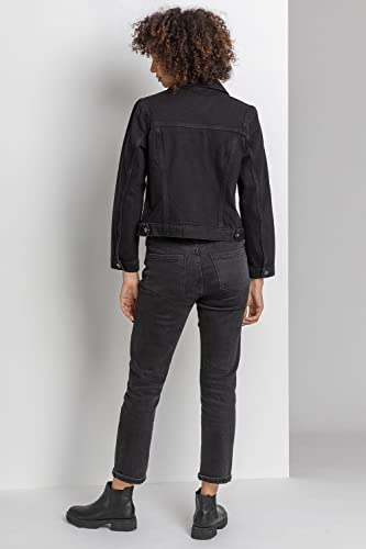 Roman Originals Women's 100% Cotton Denim Jacket - Light Wash