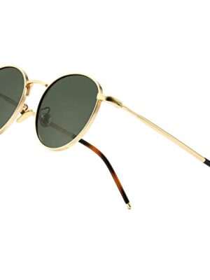 SUNGAIT Vintage Polarized Round Metal Sunglasses