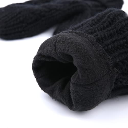 Women's Thermal Knit Mittens, Fleece Lined (1 Pair)