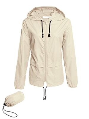 Women's Waterproof Quick Dry Windproof Jacket with Hood