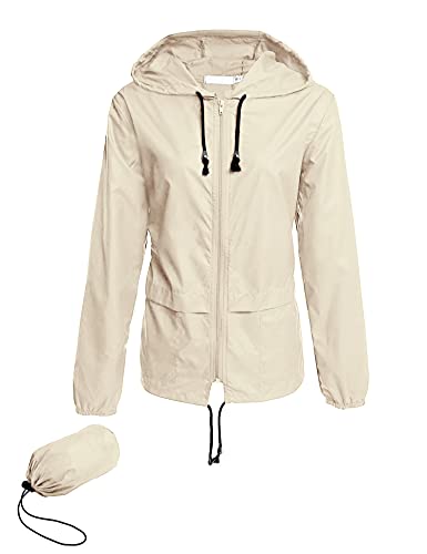Women's Waterproof Quick Dry Windproof Jacket with Hood