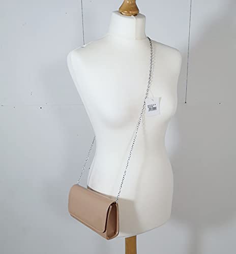 LeahWard Women's Patent Flap Clutch Bag 25 cm