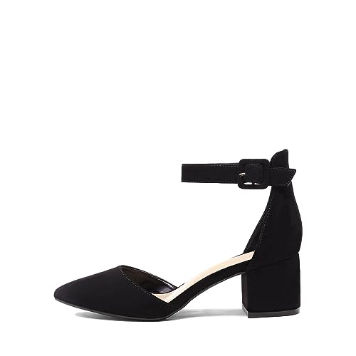 DREAM PAIRS Women's Court Shoes with Elastic Straps