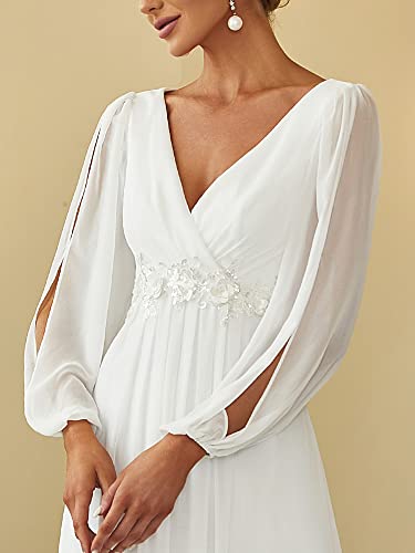 Ever-Pretty Elegant A-Line V-Neck Bridesmaid Dress 00461
