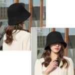 Malaxlx Womens Mesh Woven UV Protection Bucket Hat