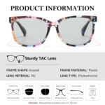 FIMILU Polarized Photochromic Sunglasses for Women
