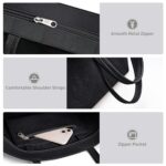 KALIDI Waterproof PU Tote Bag for Women, Large, Zipper