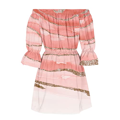 AMhomely Summer Dresses for Women 2023 Party Elegant