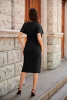 GRACE KARIN Women's Ruffle Sleeve Wrap Midi Dress