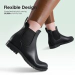 DREAM PAIRS Waterproof Ankle Chelsea Rain Boots