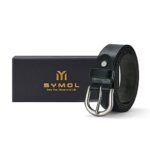 SYMOL Women's Full Grain Leather Belt for Jeans/Pants