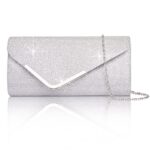 Larcenciel Women's Shiny Sequins Evening Clutch,