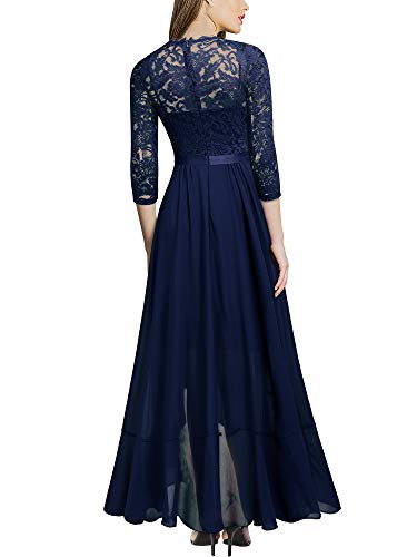 MIUSOL Women's Elegant Floral Lace Maxi Dress
