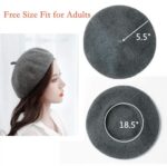 Lafefe Wool Beret, Autumn Winter Retro Candy Colour
