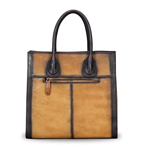 IVTG Leather Top Handle Bags for Women - Vintage Crossbody
