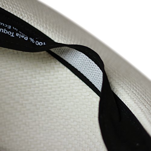 Tumia - White Fedora Panama Hat - Non-Rollable