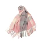 Oak & Tea Ladies Winter Tartan Shawls, Cashmere Feel