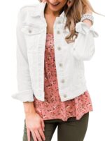 luvamia Women's Stretch Denim Jacket - Long Sleeve