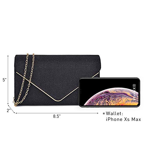 Fioeyr Women Sparkly Sequins Evening Clutch Purse