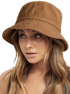 FURTALK Unisex Cotton Bucket Hat for Travel
