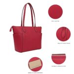 PAUL COSTELLOE Genuine Leather Tote Bag, MORAVA