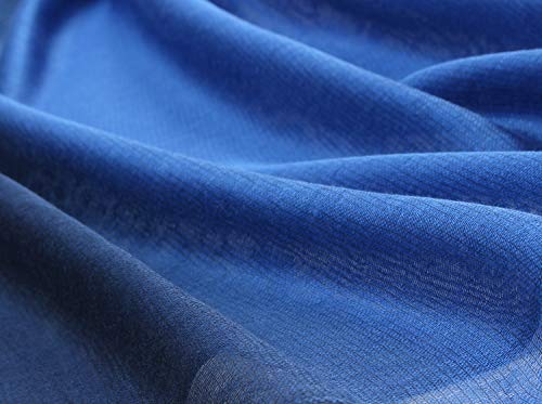 Women's Cotton Silk Gradient Scarf - Lightweight & Elegant