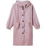 AMhomely Women's Waterproof Hooded Raincoat, S-5XL