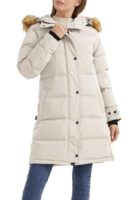 Orolay Women's Insulated Down Coat with Faux Fur Hood