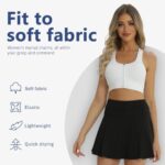 Fuinloth Women's Tennis Skort with Pockets
